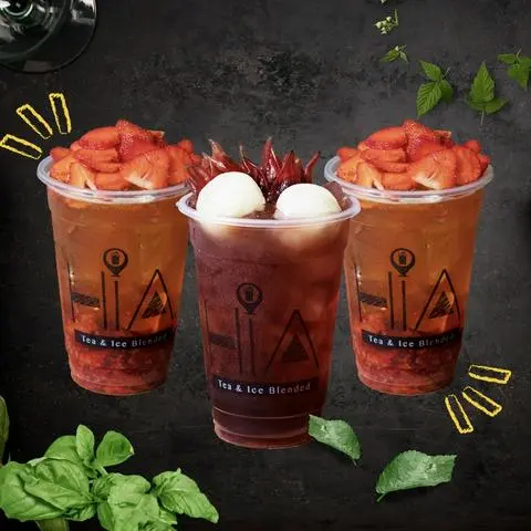 Hình ảnh Combo trà vải (M) - 2 trà dâu tây (M)