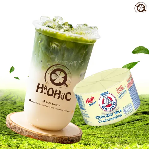 Hình ảnh Matcha Latte Sữa Gấu