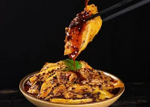 Hình ảnh 口水鸡 Gà Xé Sốt Cay