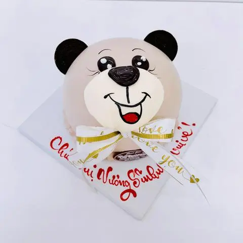 Hình ảnh bánh kem mini chú gấu