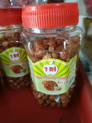 Hình ảnh đậu phụng rang tỏi ớt 