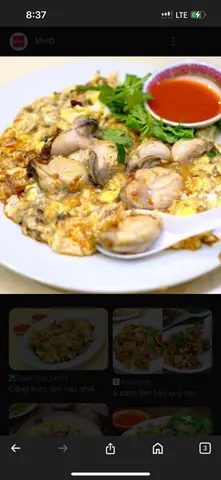 Hình ảnh hàu chiên trứng