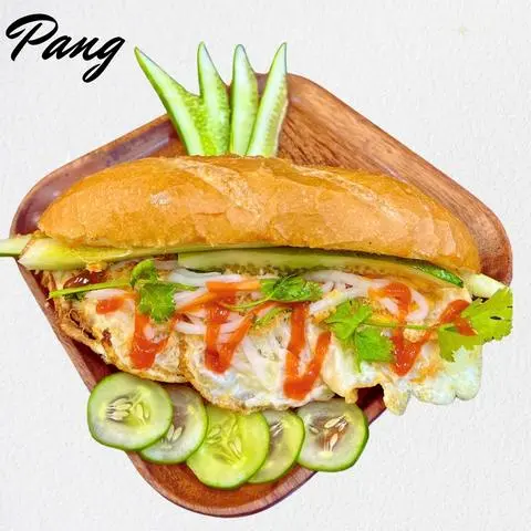 Hình ảnh Bánh mì ốp la 2 trứng