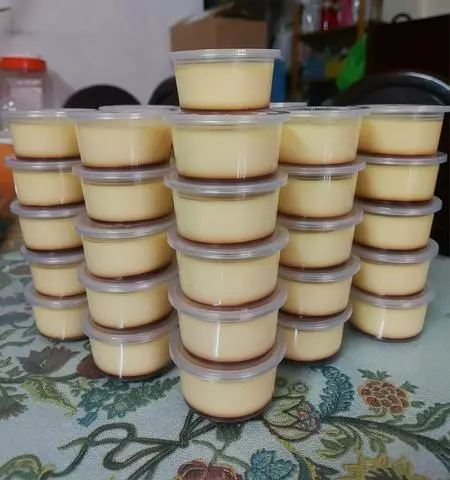Hình ảnh bánh flan caramen cafe hủ to 90ml (5 hủ)