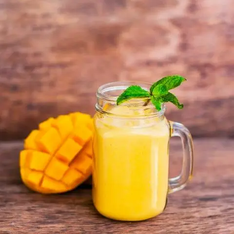 Hình ảnh Sinh tố xoài đào ly to 700ml