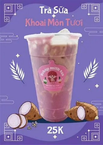 Hình ảnh Trà sữa khoai môn tươi