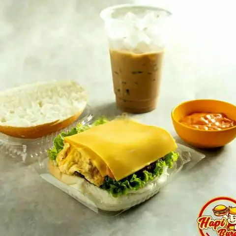Hình ảnh Combo Burger bò Miếng + Trứng + Phô mai + Coca chai
