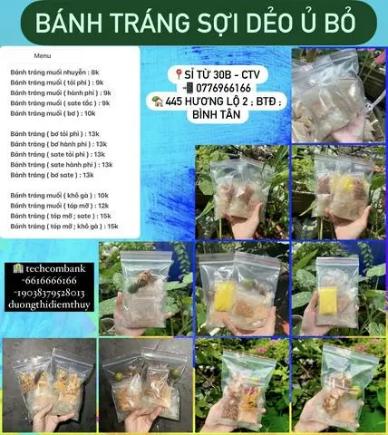 Hình ảnh COMBO 10b BÁNH TRÁNG ( THẬP CẨM )