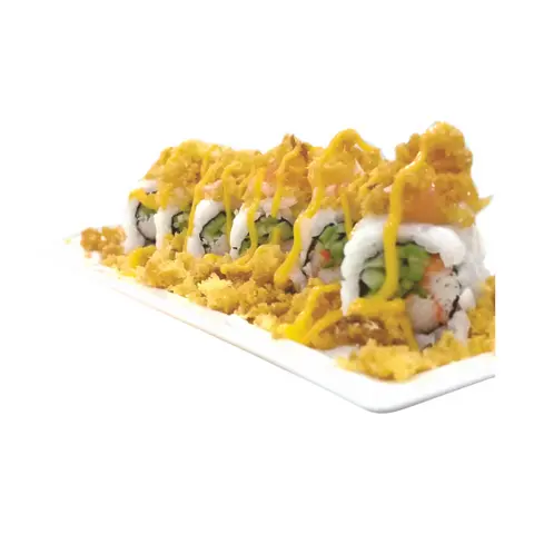 Hình ảnh Sushi Cá Hồi Sốt Cay