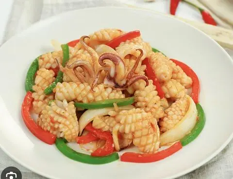 Hình ảnh Cơm chiên mực xào