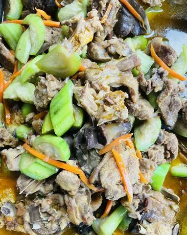 Hình ảnh Cơm Vịt xào mướp