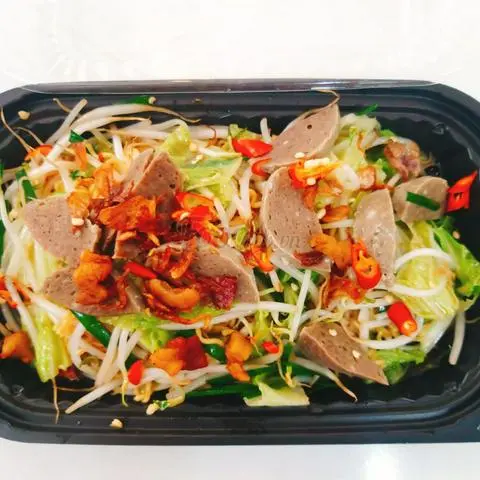 Hình ảnh Mì Trộn Bò Viên - Ăn Là Ghiền