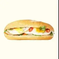 Hình ảnh Bánh mì ốp la xúc xích