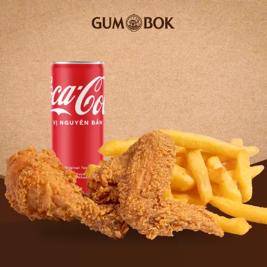 Hình ảnh Combo Cánh Gà/Đùi Gà + Khoai Tây Chiên + Coca
