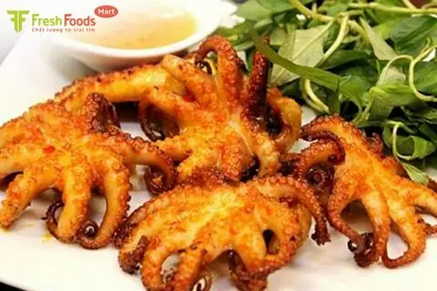 Hình ảnh bạch tuộc nướng xa tế