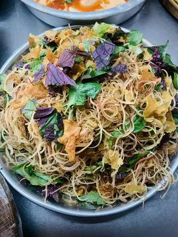 Hình ảnh gỏi hoa chuối hủ ky