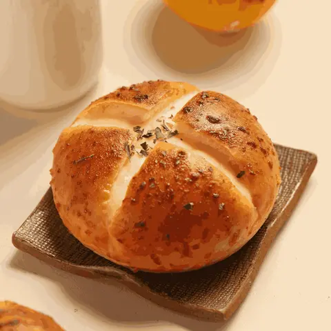Hình ảnh Bánh Mì Phô Mai Bơ Tỏi