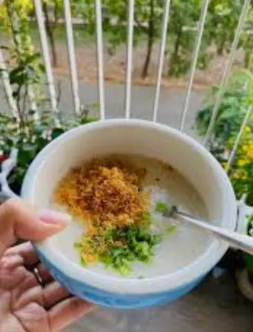Hình ảnh cháo trắng chà bông