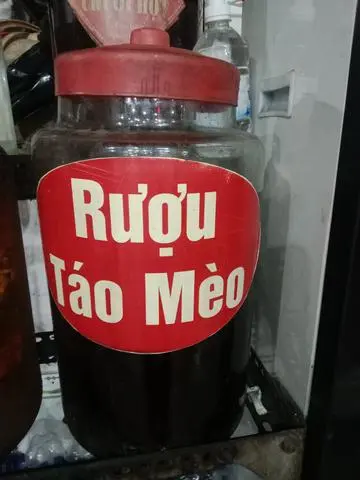 Hình ảnh rượu táo mèo 