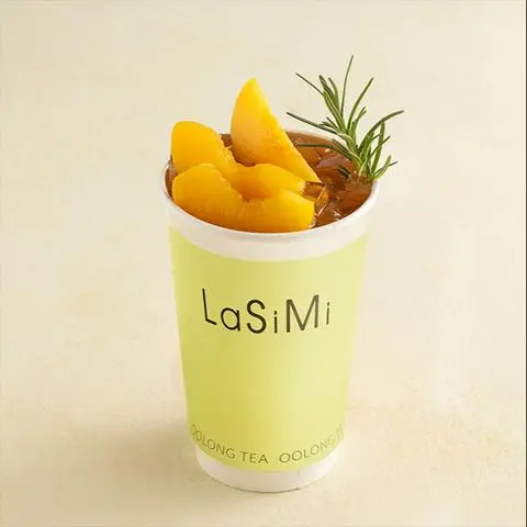 Hình ảnh Trà ô long đào cam sả