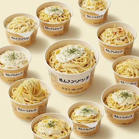 Hình ảnh Spaghetti rau củ sốt kem 