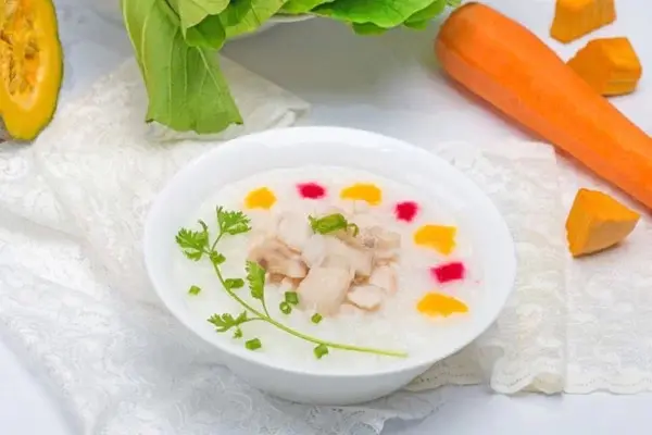 Hình ảnh Cháo cá lóc thì là vừa
