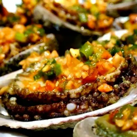 Hình ảnh Bào ngư nướng mỡ hành