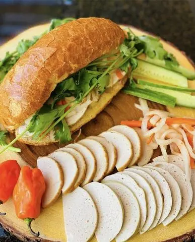 Hình ảnh bánh mì chay