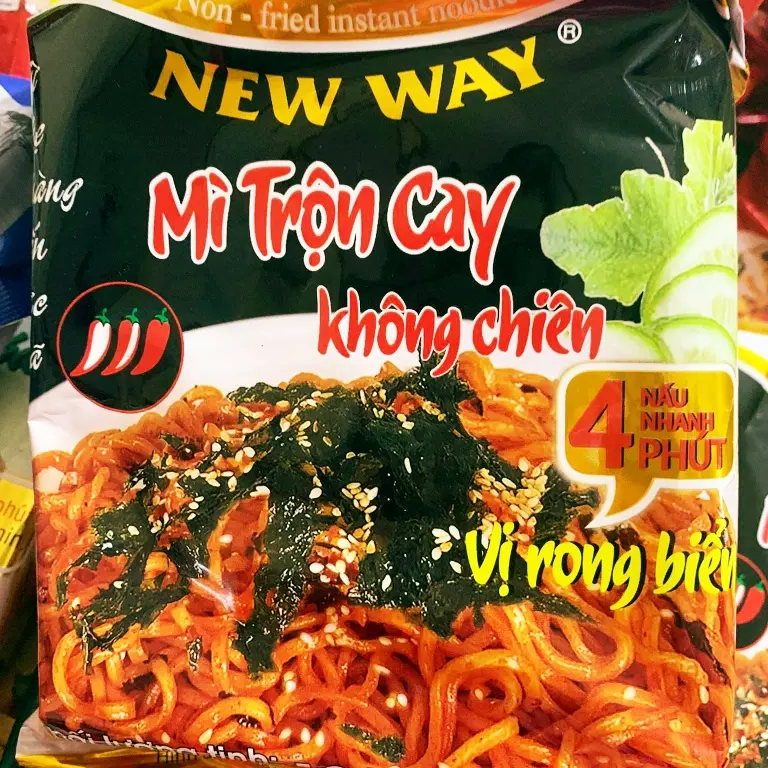 Hình ảnh Mì trộn chay không chiên