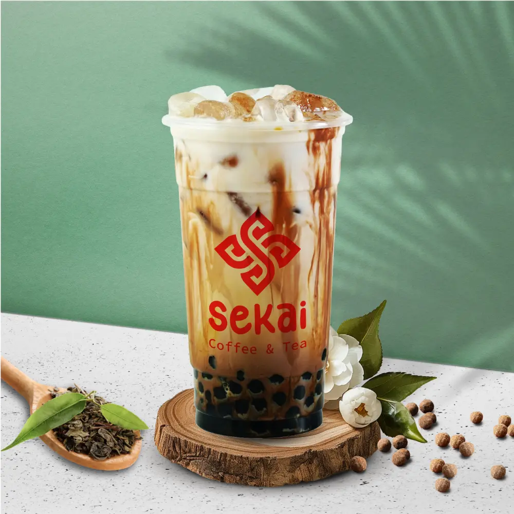 Hình ảnh Sữa Tươi Socola Đường Đen  (L)