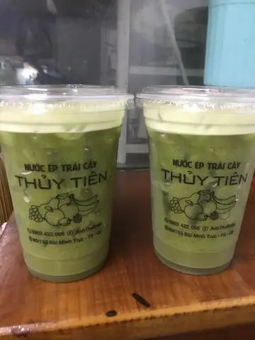 Hình ảnh Rau má đậu xanh ly lớn 