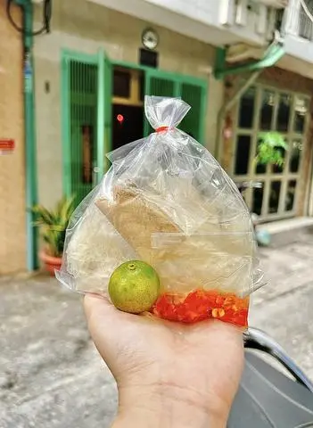 Hình ảnh Bánh Tráng Dẻo sate MUỐI NHUYỄN