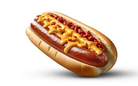 Hình ảnh Danish Hot Dog Cheese Sauce