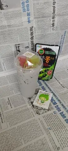 Hình ảnh Sữa Đậu đen dinh dưỡng kèm topping rau câu Zai Zai thơm ngon 