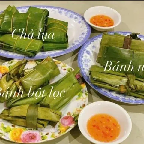Hình ảnh COMBOR LỚN :  20 Bánh Bột Lọc - 10 Bánh Nậm - 10 Chả Cây