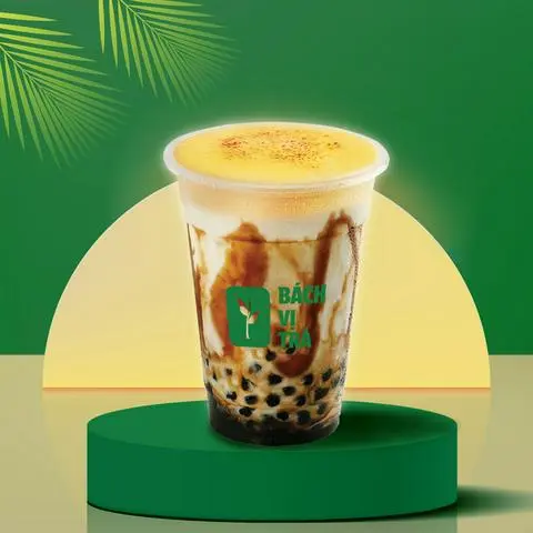Hình ảnh Sữa Tươi Trân Châu Đường Đen Kem Trứng