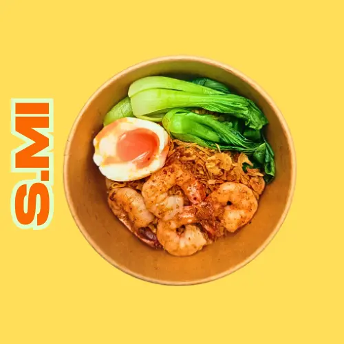 Hình ảnh mì trộn Tôm