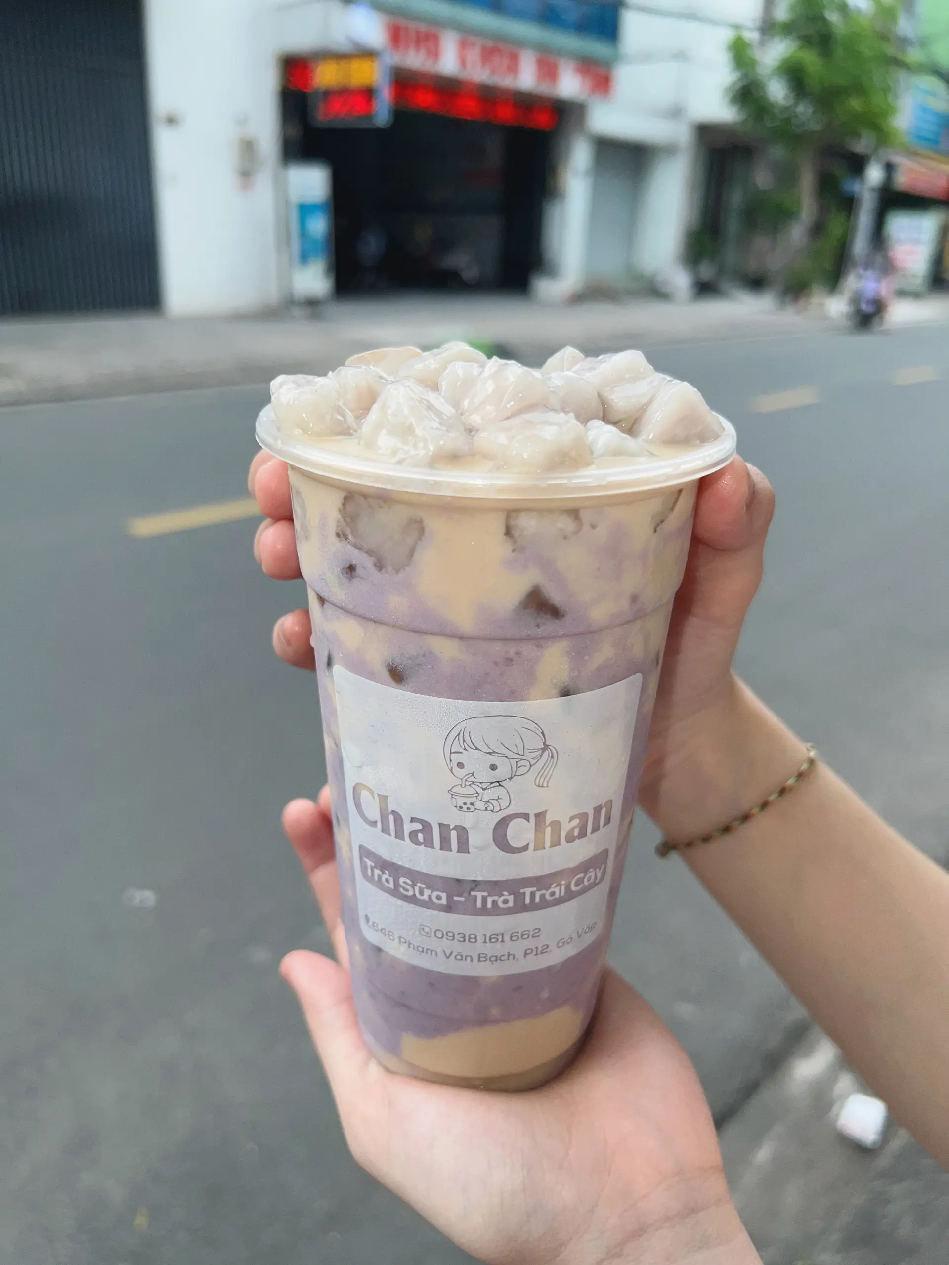 Hình ảnh Trà sữa sốt khoai môn tươi - size M