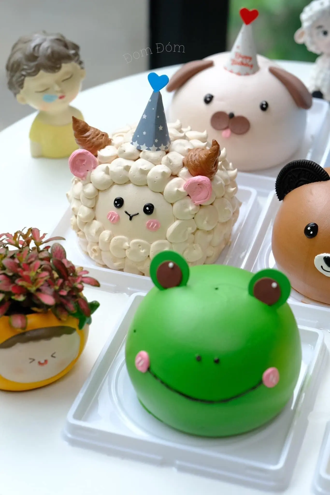 Hình ảnh Bánh kem mini chú cừu cute