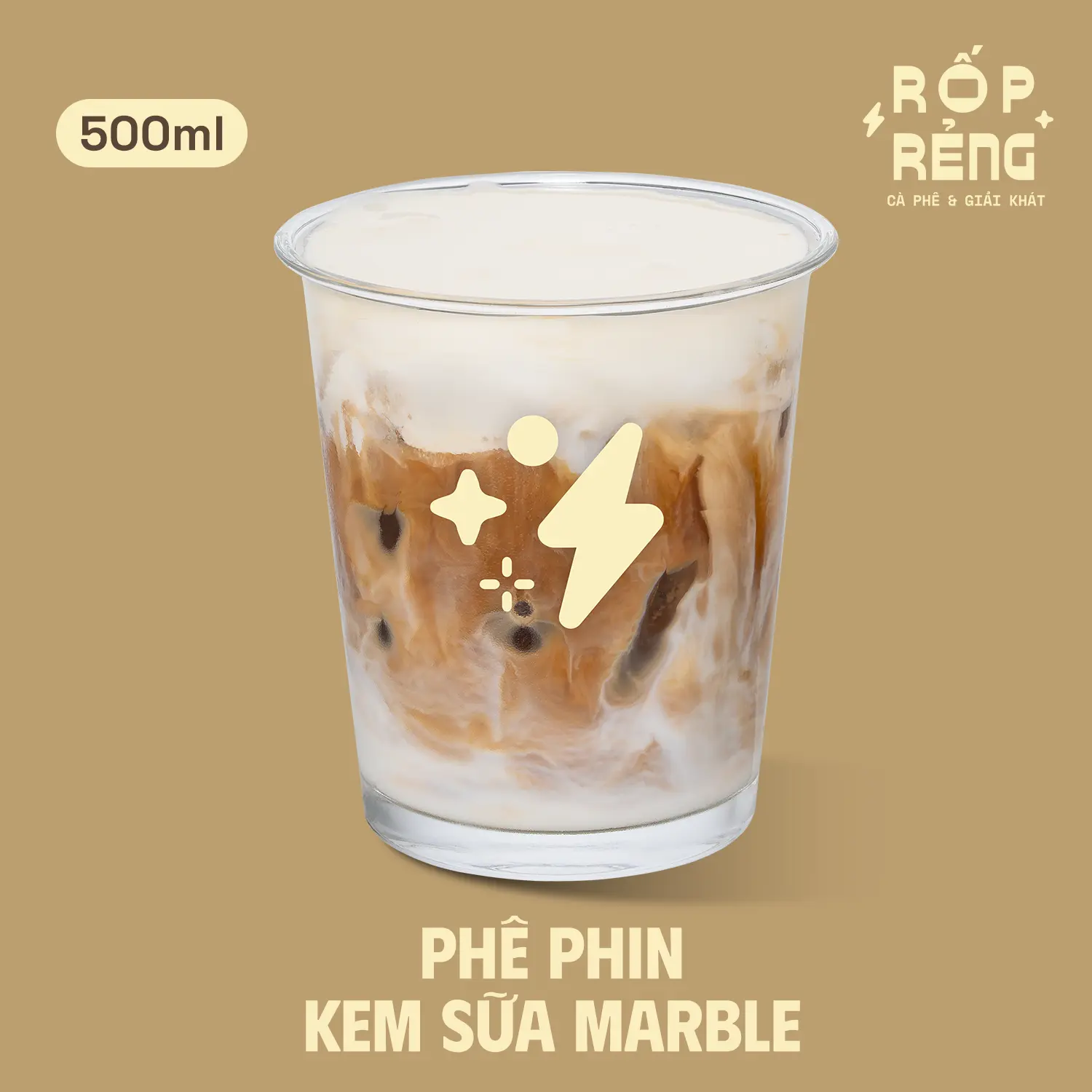Hình ảnh PHÊ PHIN KEM SỮA MARBLE