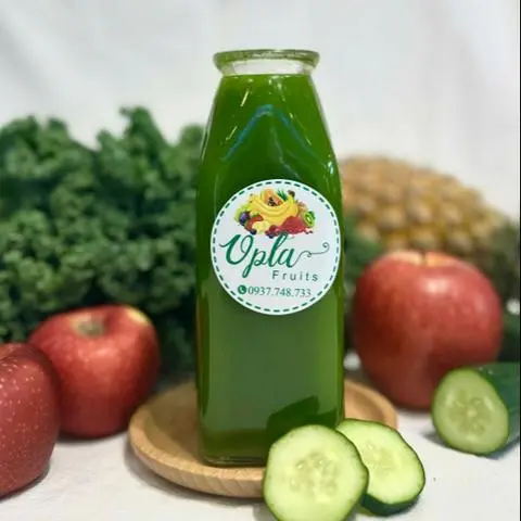 Hình ảnh (D6) Cải kale - táo - dứa - dưa leo