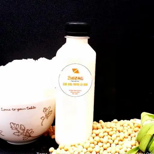 Hình ảnh Sữa đậu nành bò lá dứa