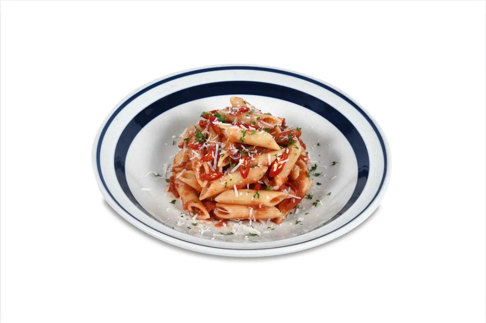Hình ảnh Nui penne với sốt cà cay & phô mai Parmesan