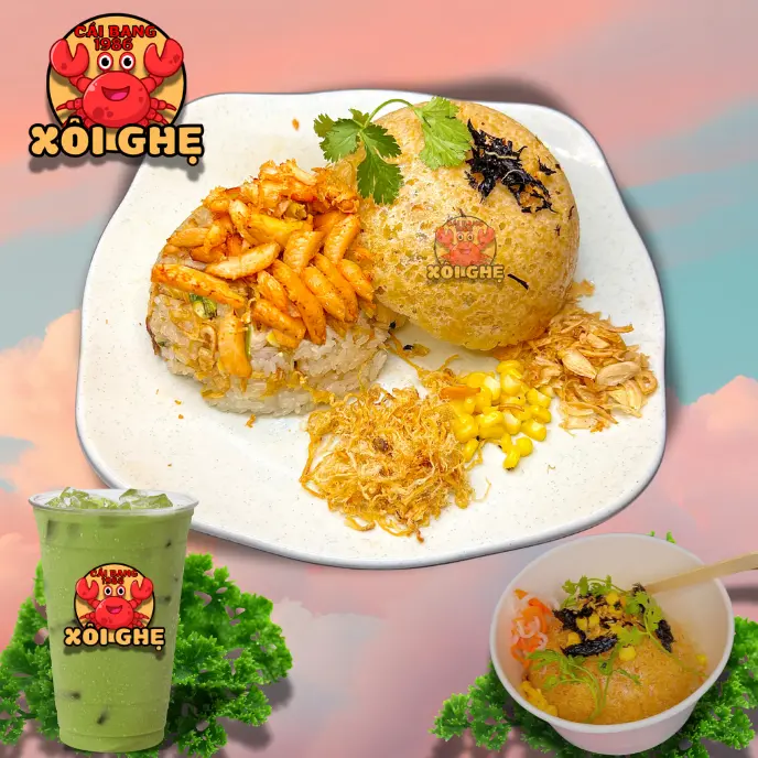 Hình ảnh Xôi Ghẹ Đặc Biệt + Trà Sữa