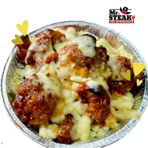 Hình ảnh Gà kx rán giòn sốt cay nướng phomai mozzarella