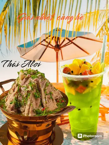 Hình ảnh Sườn Kay - trà trái cây thái xanh
