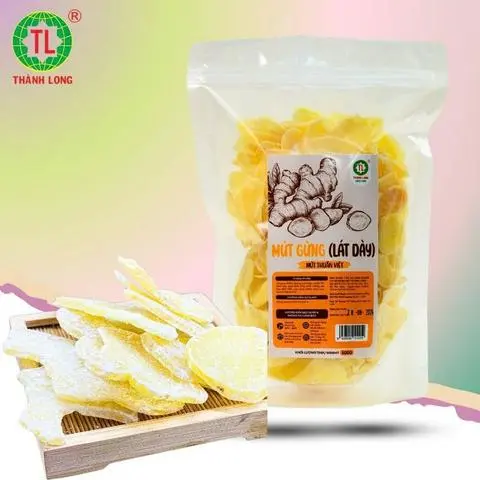 Hình ảnh Mứt gừng lát dày 200g