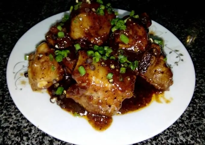Hình ảnh Sườn sốt tiêu đen