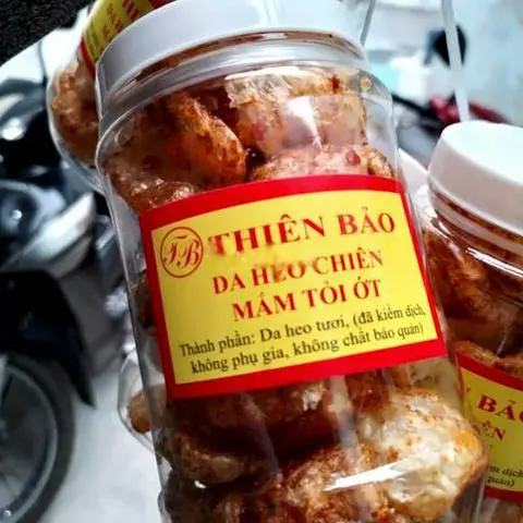 Hình ảnh Da heo mắm tỏi ớt