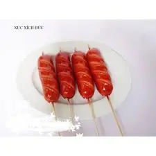 Hình ảnh Xúc xich chiên 2 cây